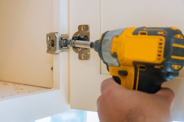 Cupboard Door Hinge Repair in Southlake