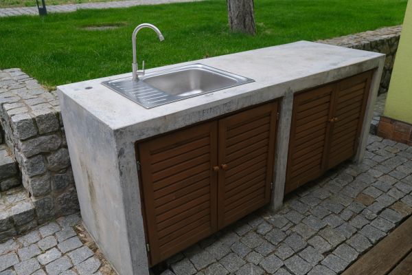 Exterior Cabinet Installation in Southlake