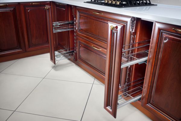 Cherry Cabinet Refacing in Southlake